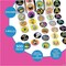 1 1/2" Bulk 500 Pc. Halloween Creatures Roll Sticker Assortment